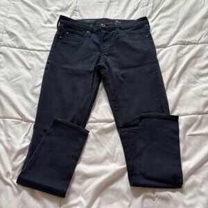 AG Adriano Goldschmied Womens Super Skinny‎ Ankle Jeans Blue Size 27R Office